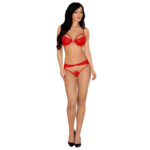 CF Domitilla bra set red - l-xl