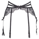 V-8692PS Plus Size garter belt black - 2xl