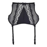 V-8702PS Plus Size garter belt black - 2xl