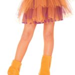 Kids Fishnet Pantyhose 4067 - neon-orange - l